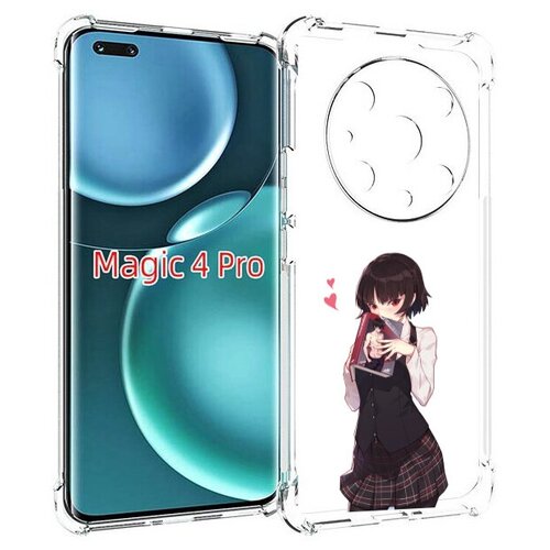 Чехол MyPads Persona 5 - Makoto Niijima для Honor Magic4 Pro / Magic4 Ultimate задняя-панель-накладка-бампер