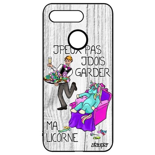 фото Новый чехол на телефон // honor v20 / view 20 // "не могу - сижу с единорогом!" картинка шутка, utaupia, светло-серый