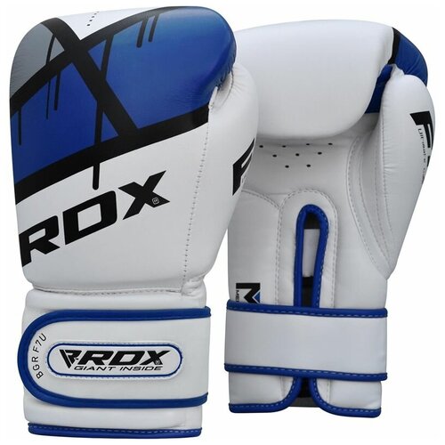 Боксерские тренировочные перчатки Rdx bgr-f7 Blue 10 унций