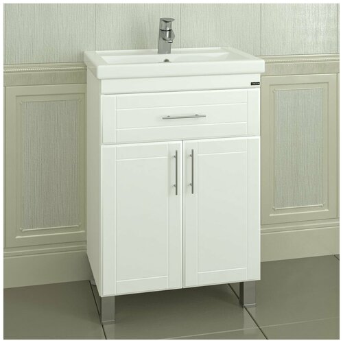 Тумба с раковиной СаНта, 60.5х40.5х85 см, Тумба с раковиной Дублин 60