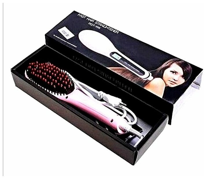 Расческа-выпрямитель Fast Hair Straightener/Расческа электрическая /Расческа-выпрямитель для волос - фотография № 20