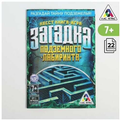 Книга-квест «Загадка подземного лабиринта» версия 1, 7+