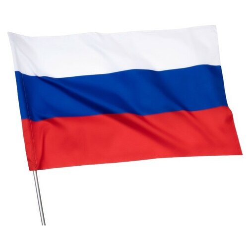 TAKE IT EASY Флаг России, 90 х 135 см, двухсторонний, полиэфирный шелк, без древка