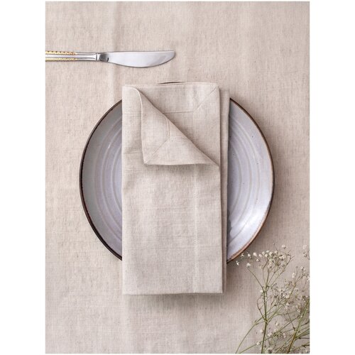 Набор столовых салфеток Batuffolo Natural Linen 50*50, 2 шт.
