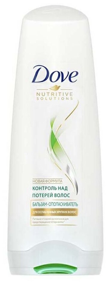 Dove Hair Therapy бальзам-ополаскиватель для ослабленных хрупких волос контроль над потерей волос 200 мл