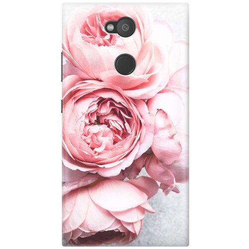 фото Re:pa накладка transparent для sony xperia l2 с принтом "нежность"