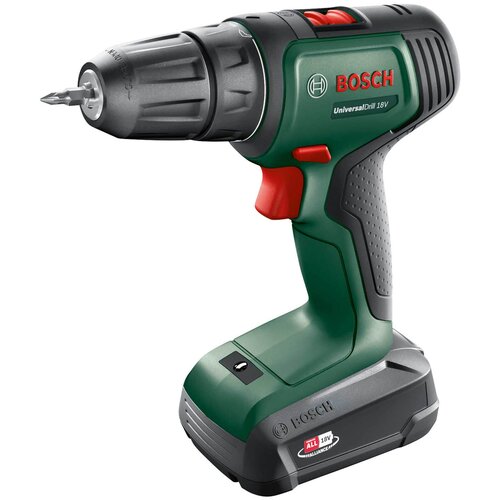 Дрель-шуруповерт аккумуляторная BOSCH DIY BOSCH UniversalDrill 18V