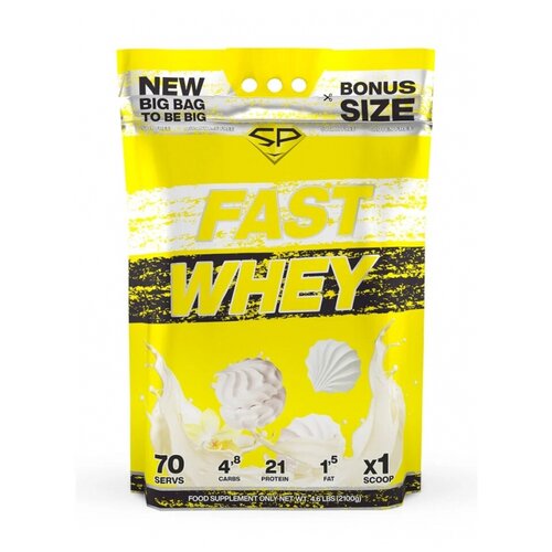 Протеин STEELPOWER Fast Whey Protein, 2100 гр., ванильный зефир