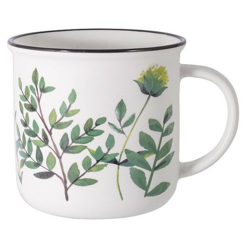 Кружка 400 мл фарфор N белая Эвкалипт Herbarium 625₽
