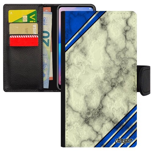 фото Противоударный чехол книжка для // xiaomi mi 8 lite // "уголок" эффект рамка, utaupia, светло-серый