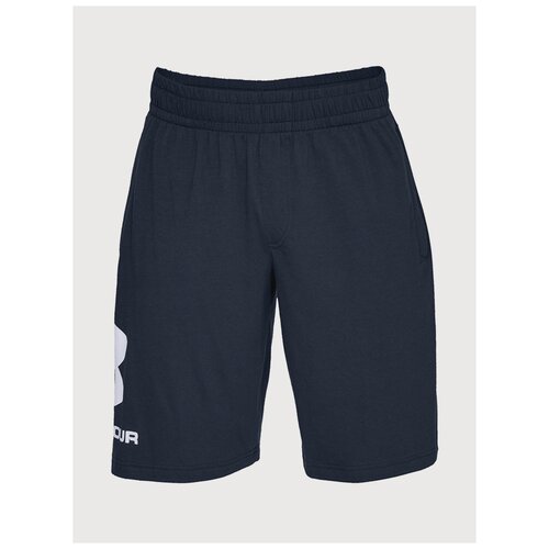 фото Шорты under armour sportstyle cotton logo shorts размер sm, черный