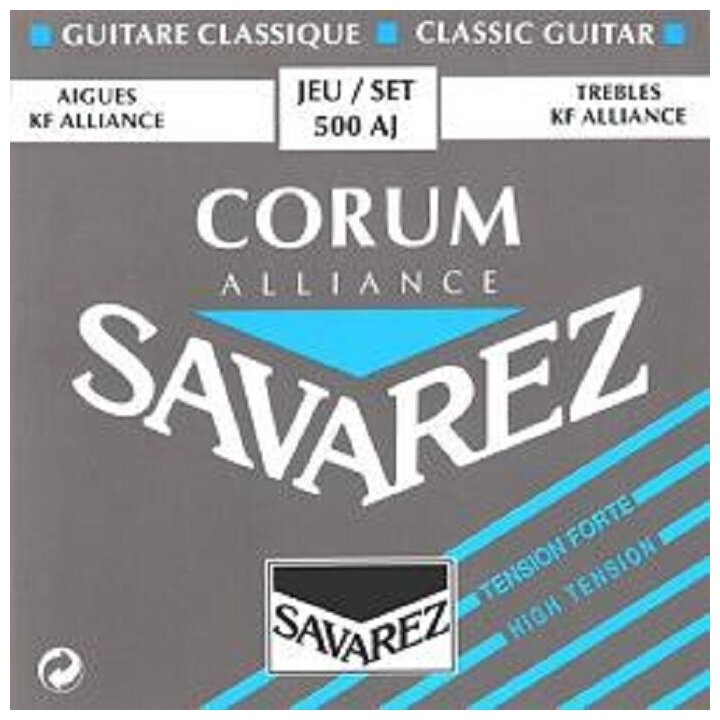 Savarez 500AJ Corum Alliance Blue high tension струны для классической гитары
