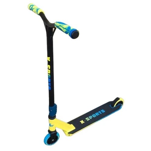 Детский 2-колесный трюковой самокат Race Spirit SS2, желтый