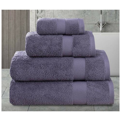 фото Махровое полотенце (1 шт) arel karna (фиолетовый), полотенце 70x140