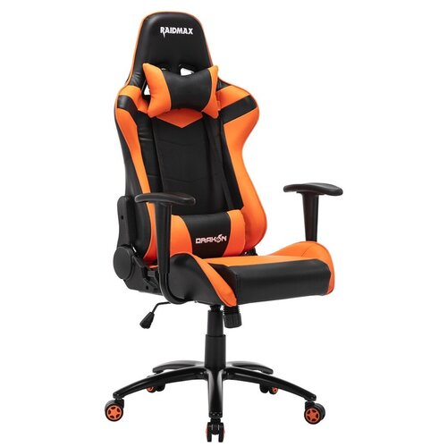 фото Компьютерное кресло raidmax dk606ruog orange-black