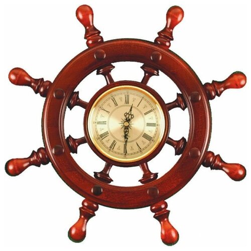 Балаково Настенные часы Штурвал (Россия), d=44 см