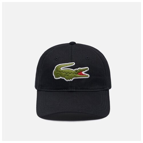 фото Кепка lacoste live big croc twill чёрный , размер one size