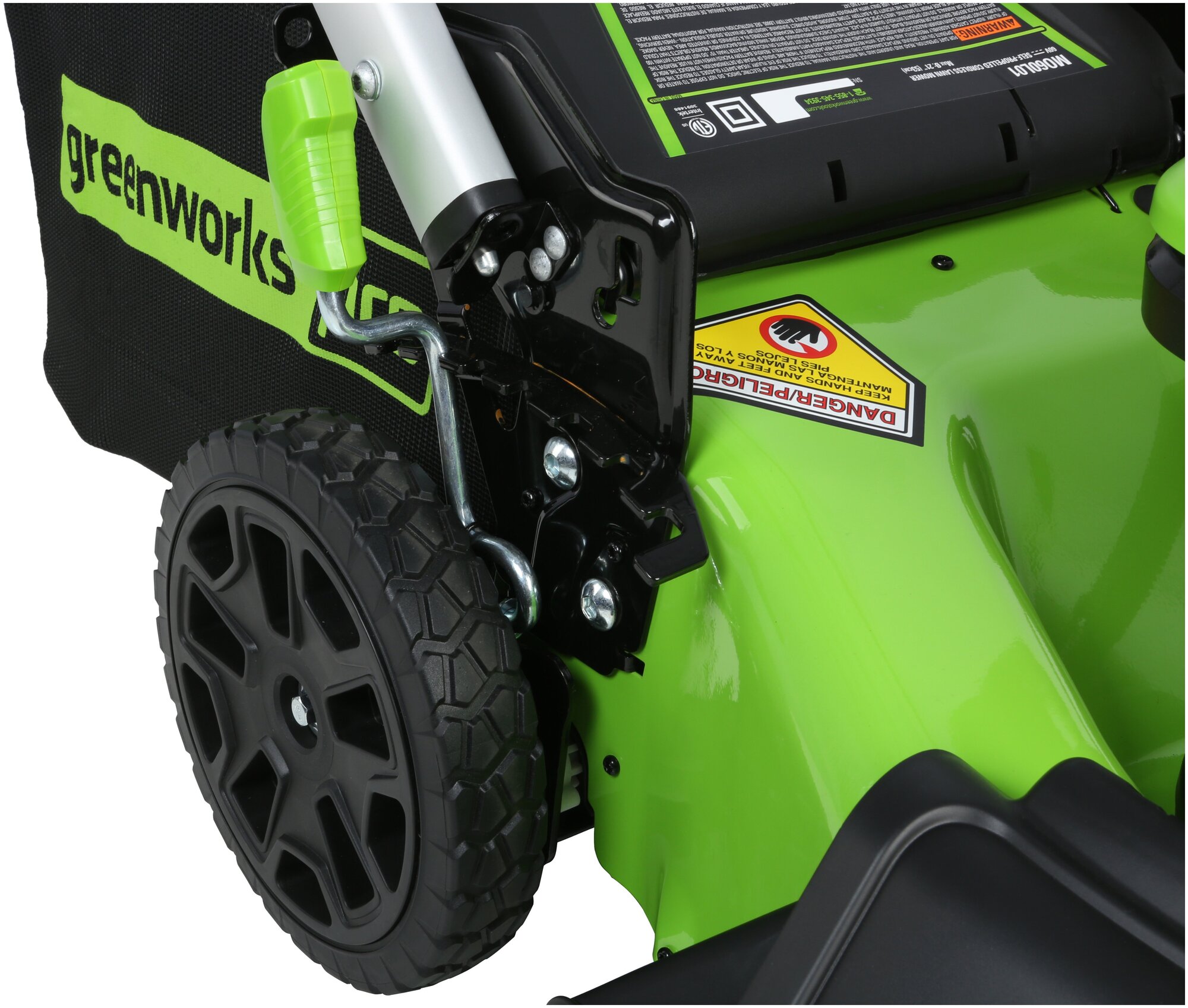 Газонокосилка самоходная Greenworks GD60LM51SP 60V 2514307 (51) бесщеточная аккумуляторная без аккумулятора и зарядного устройства