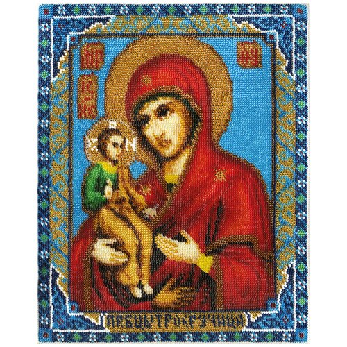 Набор для вышивания PANNA Икона Божией Матери Троеручица (бисер) 21.5x26.5 см