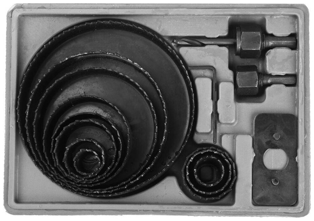 STAYER Maxcut 12 шт, набор кольцевых коронок по дереву 19-127мм, (29600-H15)