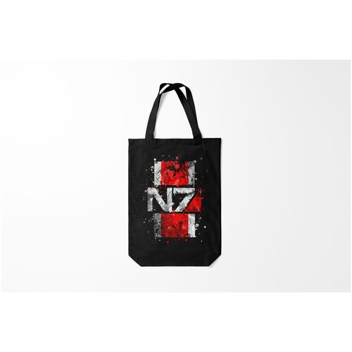 фото Сумка-шоппер / 31х42 см / геймерам / mass effect n7 burnettie