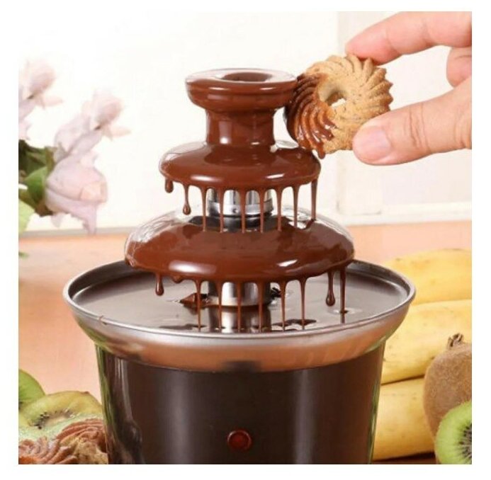 Шоколадный фонтан, фонд, фондюшница, фонтан для шоколада - фотография № 3