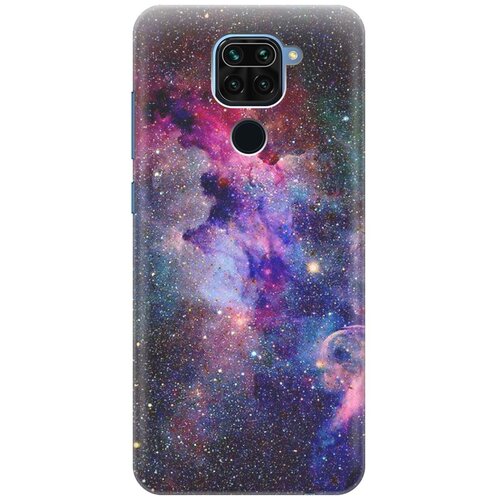 фото Ультратонкий силиконовый чехол-накладка для xiaomi redmi note 9 с принтом "открытый космос" gosso