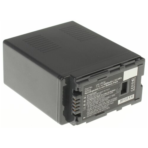 видеокамера panasonic ag ux90 черный Аккумуляторная батарея iBatt 4400mAh для Panasonic AG-AC130A, AG-HMC153MC, PV-GS500, HDC-TM750, HDC-HS200, AG-HMC43MC
