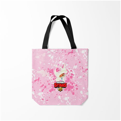 фото Сумка-шоппер / 40х40 см / геймерам / brawl stars leon unicorn burnettie
