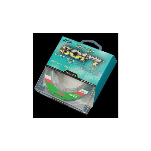 Лескa RYОBI NITLON SOFT 150m 0,165mm green-02 ryobi rak22sdhokt 5132004430 зеленый