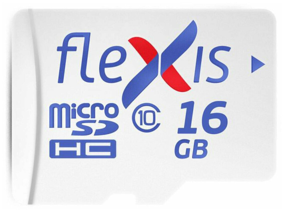 Карта памяти 16Gb MicroSD Flexis (FMSD016GU1)