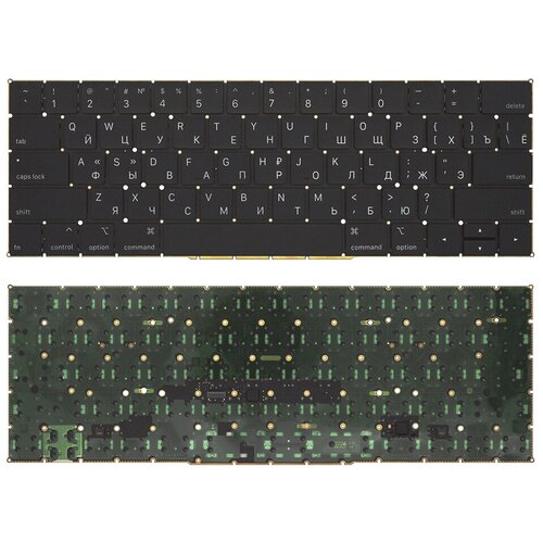 Клавиатура для ноутбука Apple MacBook Pro 15 A1990 черная с подсветкой V2 12550₽
