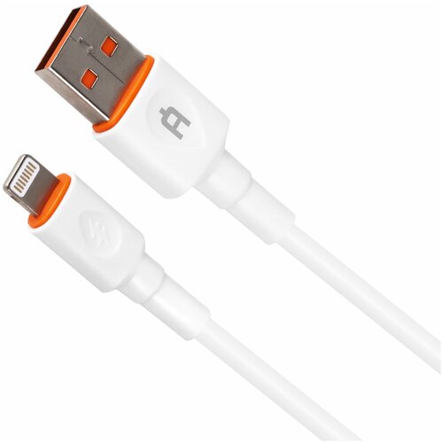 Кабель Alteracs USB — Lightning, 1м, White