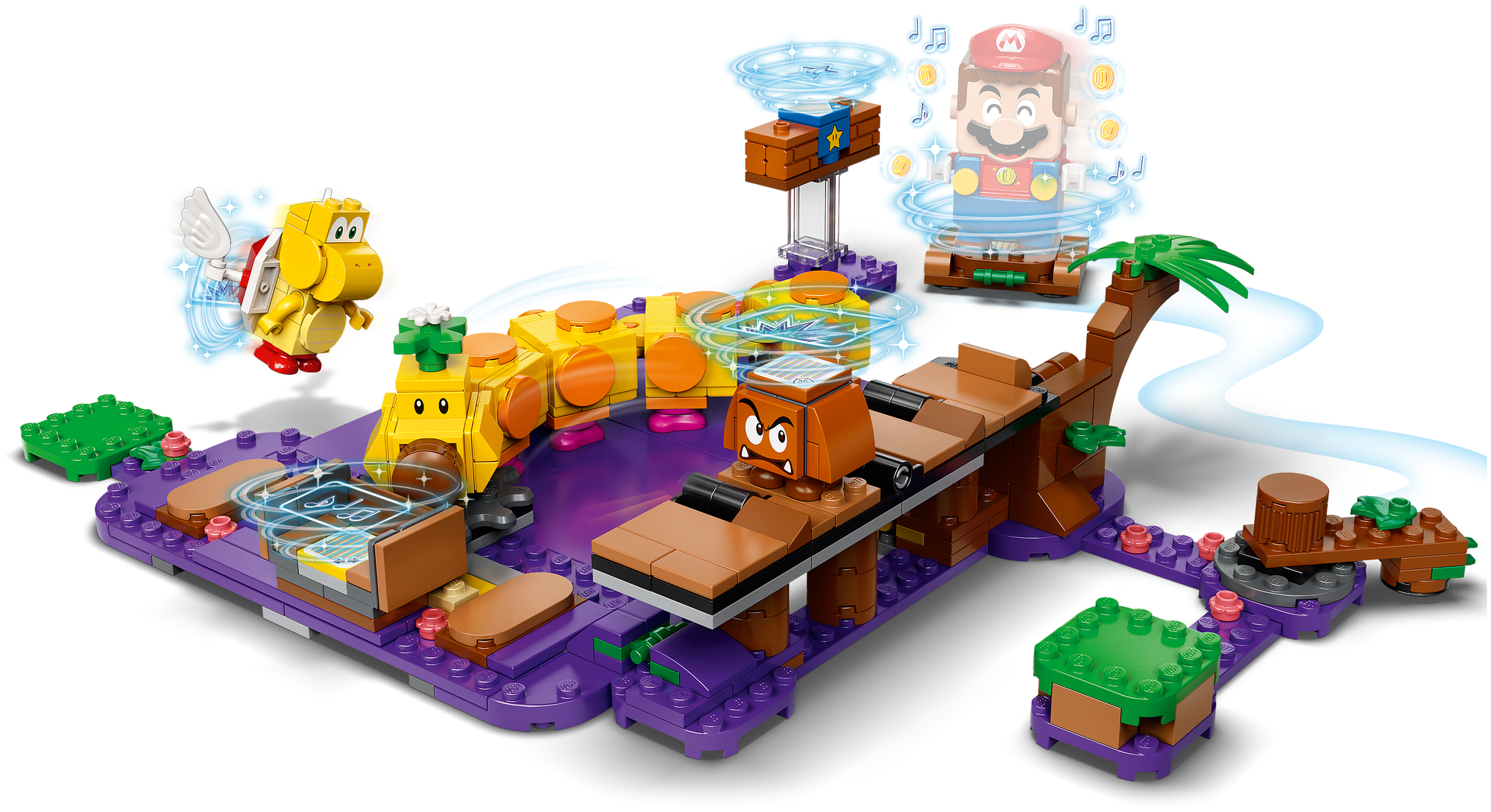 Конструктор LEGO Super Mario Ядовитое болото егозы (доп. набор), - фото №5