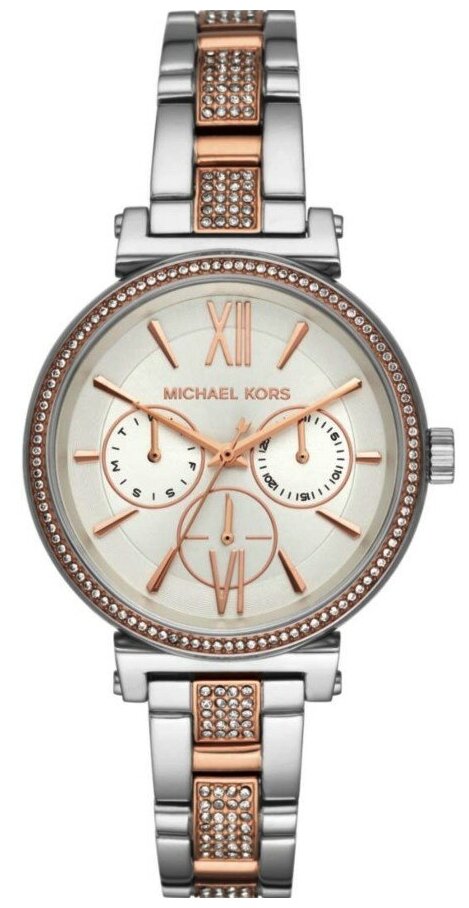 Наручные часы MICHAEL KORS, серебряный, мультиколор