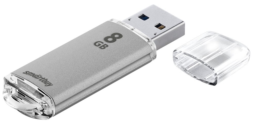 Флешка 64Gb Smart Buy V-Cut USB 3.0 синий SB64GBVC-B3 - фото №2