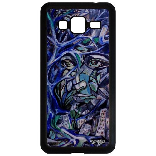 фото Противоударный чехол на // samsung galaxy j3 2016 // "взгляд" лицо портрет, utaupia, фиолетовый