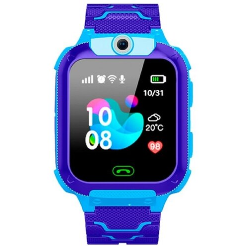 Детские смарт-часы RunGo K1 14 128x128 SIM 2G LBS камера видеозвонок SOS голубые 306400₽