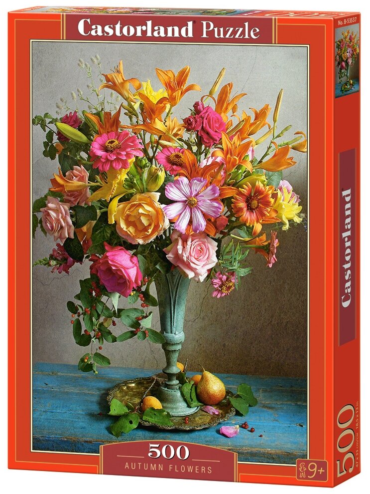 Пазл Castorland Puzzle Осенние цветы 500 деталей 47*33см В-53537 9+