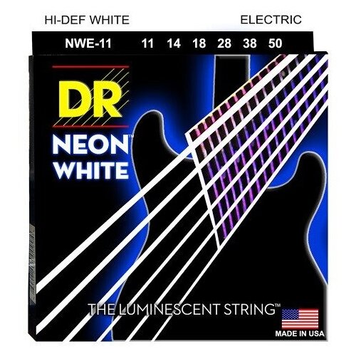 Струны для 6-ти струнной электрогитары DR String NWE-11 dr al 11 струны для электрогитары