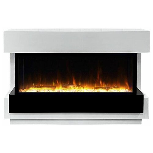 Каминокомплект Royal Flame Cube 50 - Белый с черным с очагом Astra 50 RF очаг royal flame astra 36 rf