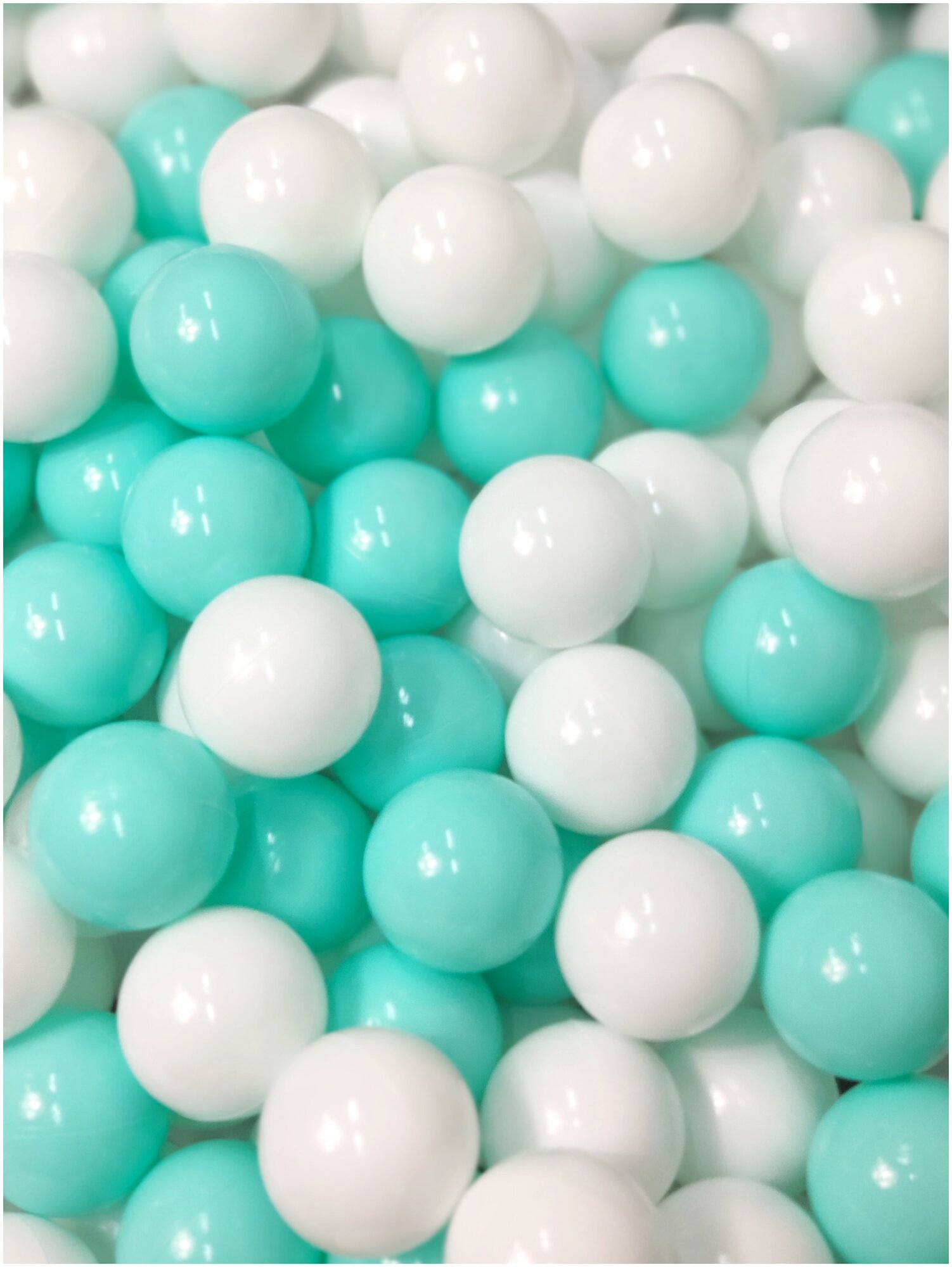 Комплект шариков Hotenok Ментол (150 шт: мятный и белый) для сухого бассейна, sbh151-150 - фотография № 2
