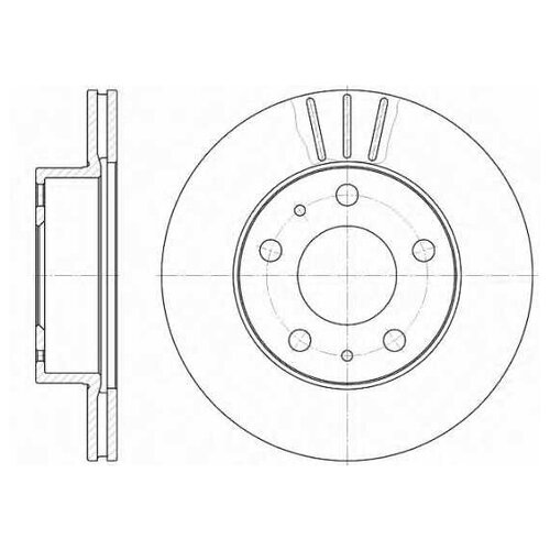 Диск тормозной PSA JUMPER/BOXER/DUCATO 94- перед.вент.D=300 (мин. 2 шт.) ROADHOUSE 650410