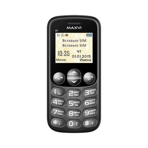 Мобильный Телефон Maxvi B1 черный .