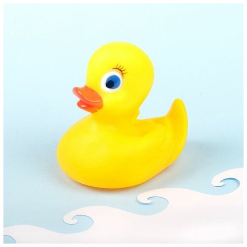 фото Резиновая игрушка для игры в ванной «уточка» крошка я