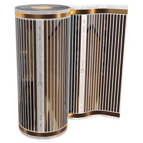 Пленочный теплый пол шириной 80 см 50 мп 220 ВТ на мкв 35450₽