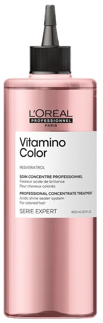 LOreal Professionnel Лосьон-концентрат Vitamino Color с системой фиксации цвета для осветленных и мелированных волос, 400 г, 400 мл, бутылка