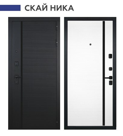 Квартирная дверь Скай Ника Гл, правая 960*2070 мм