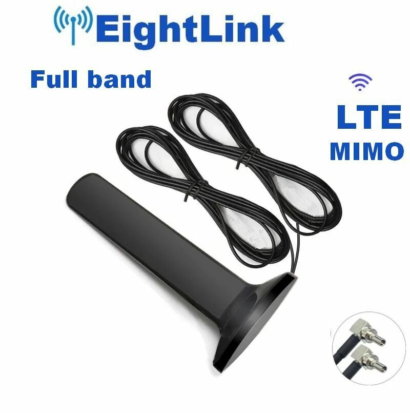 Антенна Магнитная EightLink MSM201 CRC9 12DB MiMO 3G/4G/LTE в авто