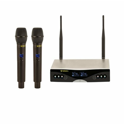 Radiowave UHM-402 радиосистема с 2 ручными микрофонами 11602₽